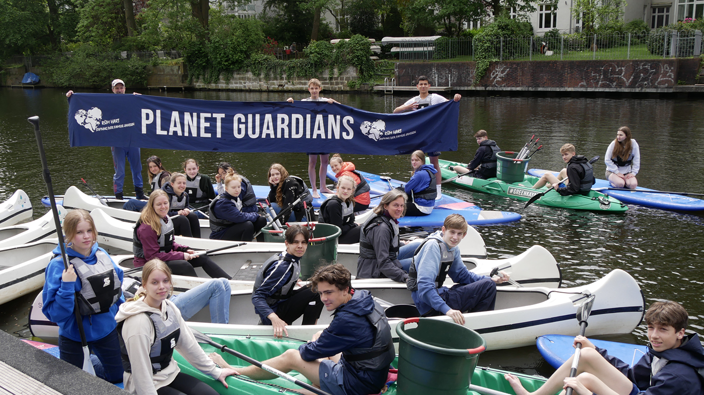 Beschützer des Planeten: Hamburger Schülerinnen und Schüler werden „Planet Guardians“